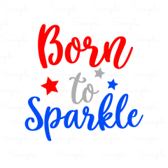 Born To Sparkle Ready to Press Transfer VK745
