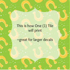 St. Patrick's Day Pattern Vinyl PS847-1
