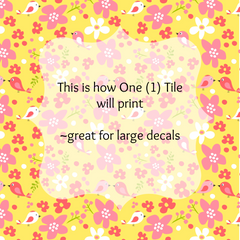 Summer Song Pattern Vinyl BR189-4
