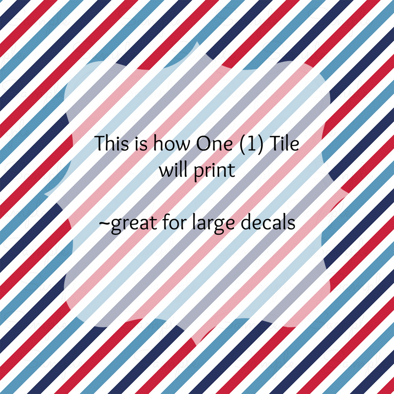 4th of July Pattern Vinyl EB7-1