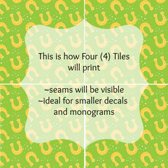 St. Patrick's Day Pattern Vinyl PS847-2