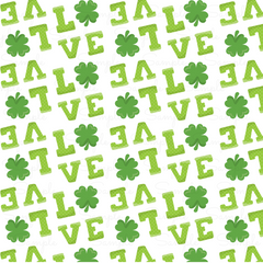 St. Patrick's Day Pattern Vinyl PS847-12