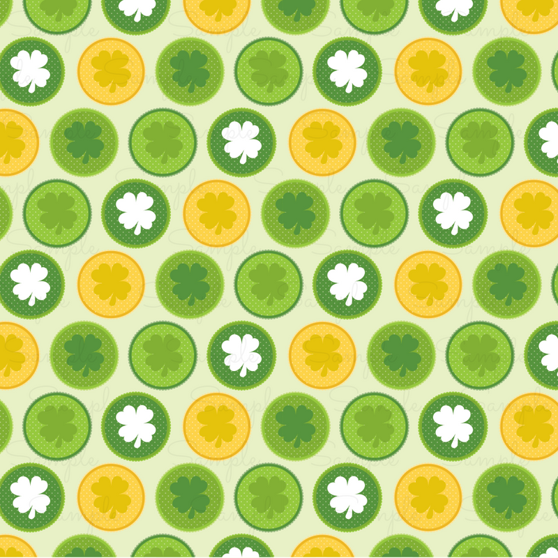 St. Patrick's Day Pattern Vinyl PS699-6