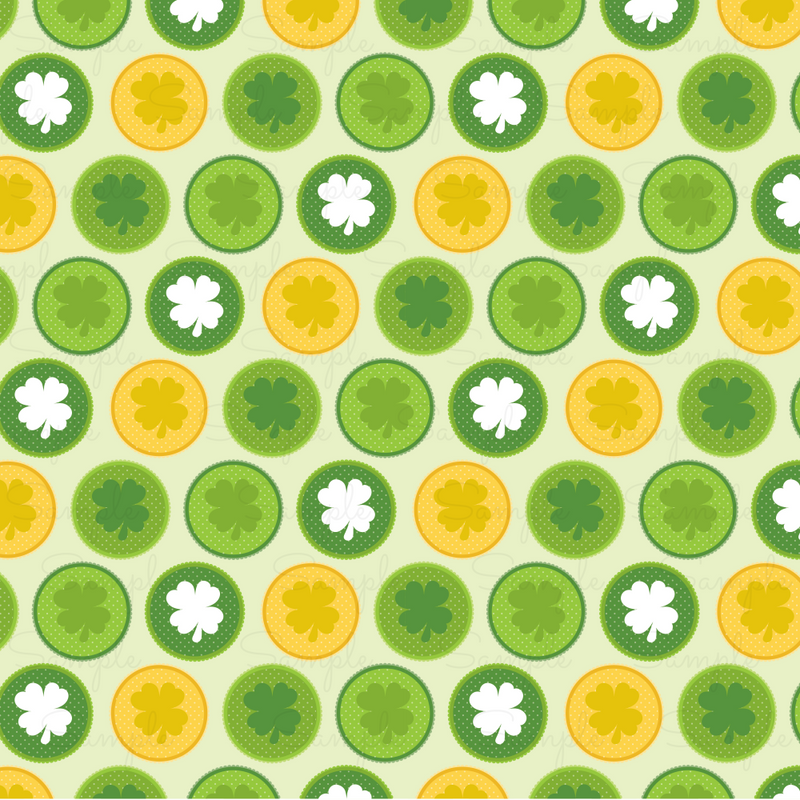 St. Patrick's Day Pattern Vinyl PS847-12