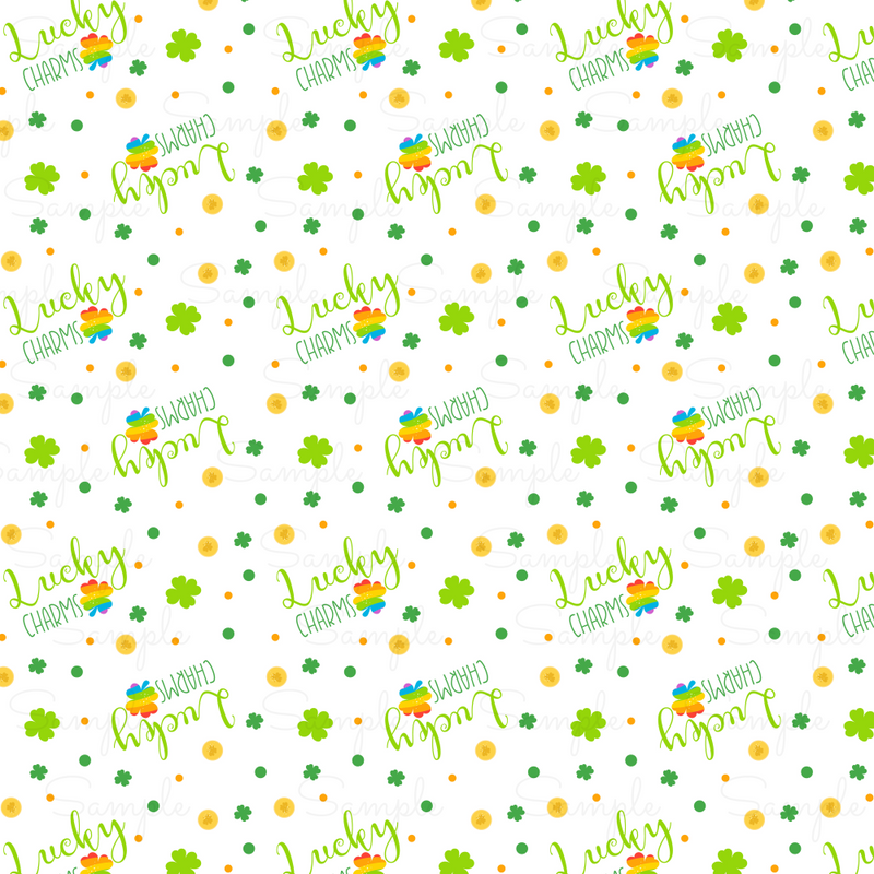 St. Patrick's Day Pattern Vinyl PS699-6