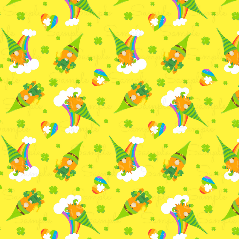 St. Patrick's Day Pattern Vinyl PS699-6