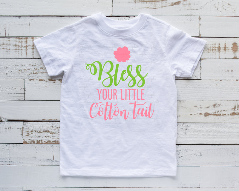 Bless Your Little Cotton Tail Ready to Press Transfer