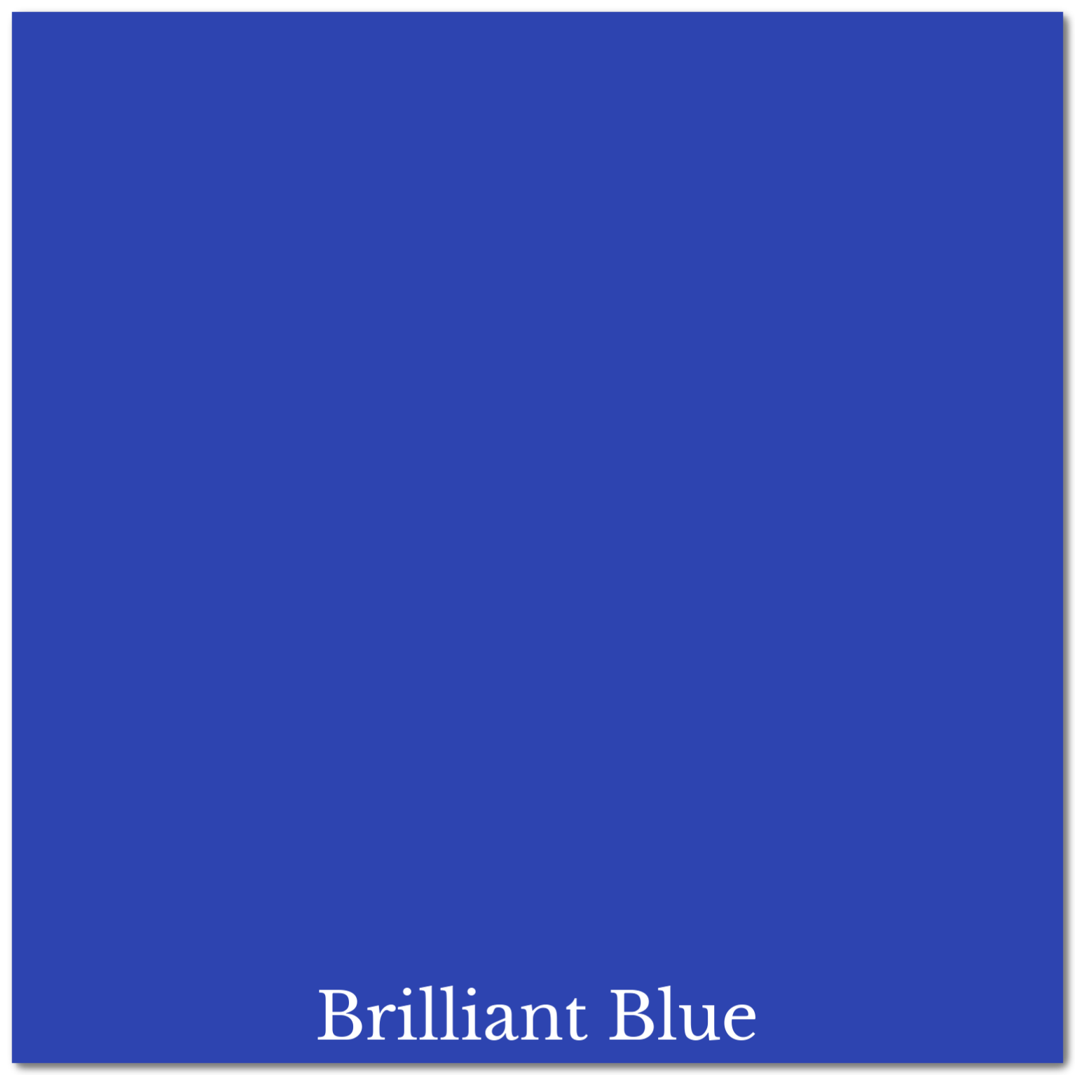Oracal 651 Permanent Adhesive Vinyl Gloss - Color: Brilliant Blue