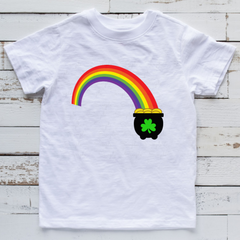Pot of Gold Rainbow Ready to Press Transfer