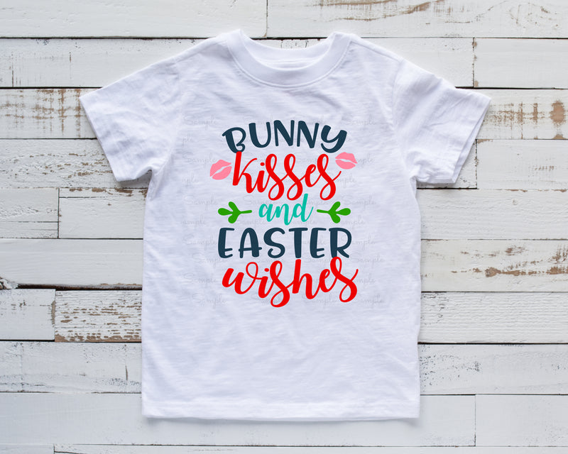 Bunny Kisses and Easter Wishes Ready to Press Transfer