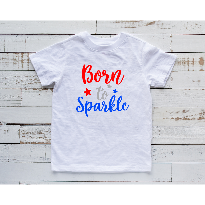 Born To Sparkle Ready to Press Transfer VK745