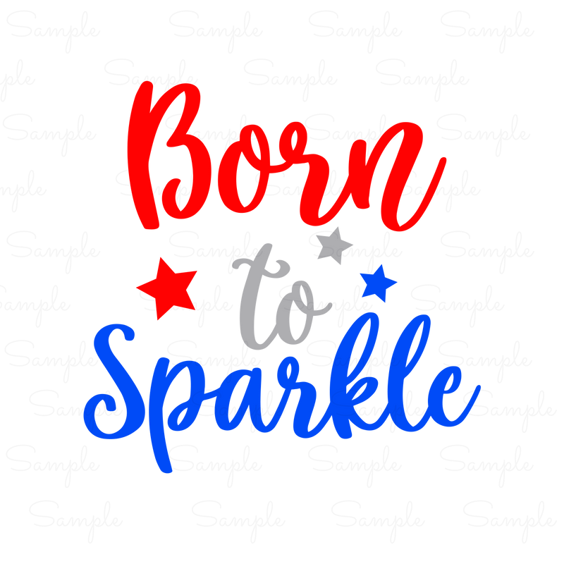 Born To Sparkle Ready to Press Transfer VK745